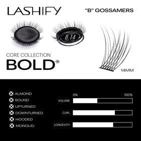Lashify Fuse Control Wand demonstrates precise application for clean lashes.