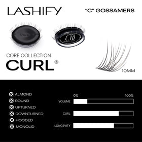 Lashify Gossamer premium Korean silk lashes highlight cruelty-free vegan materials