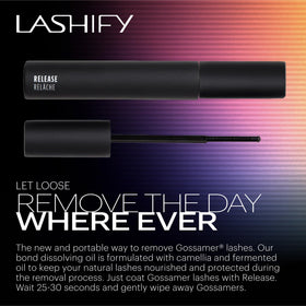 Lashify Release waits 25-30 seconds to dissolve bond