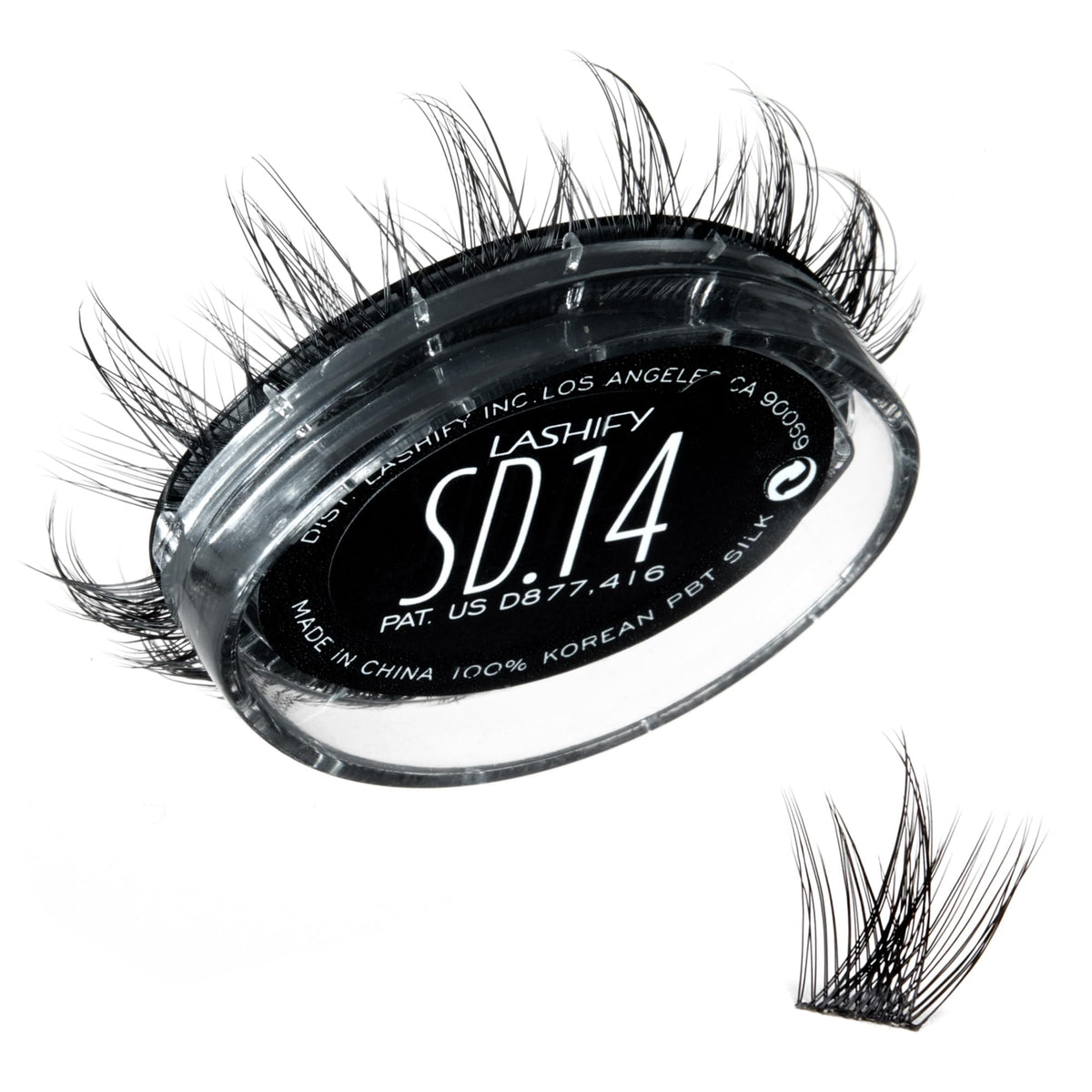 Lashify Stardust 14mm gossamer refill ready for multi-length layered styling