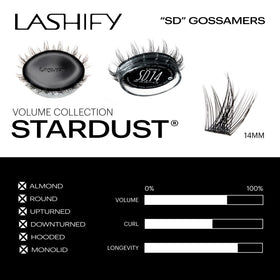 Thin Korean PBT silk fibers in Stardust, cruelty-free and vegan
