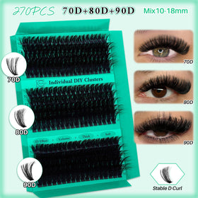 LASHSUN Mascara Brush to define and separate clusters.