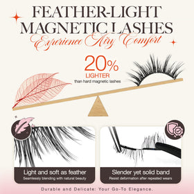 LASHVIEW Aurora magnetic lashes with a strong hold for all-day wear