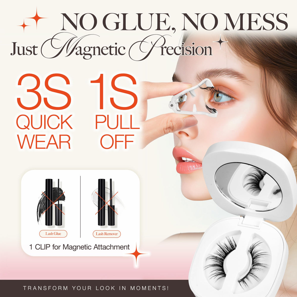 LASHVIEW Aurora magnetic lashes shown for reusable use and long-term value