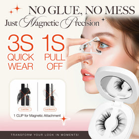 LASHVIEW Aurora magnetic lashes shown for reusable use and long-term value