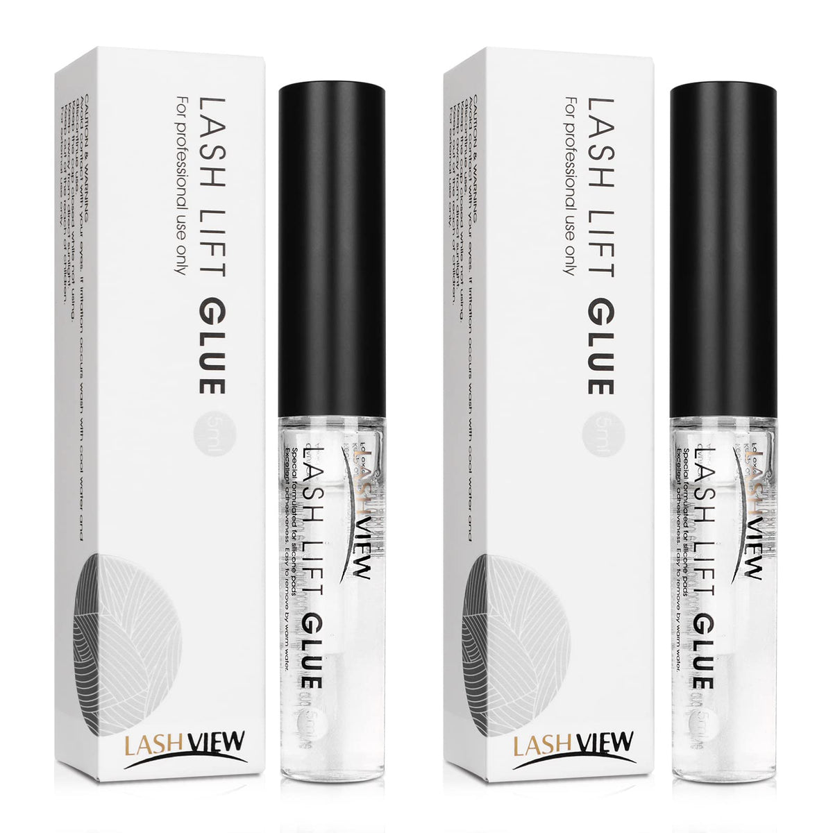 LashVIEW lash lift glue 5ml bottle with a mild, irritation-free formula.