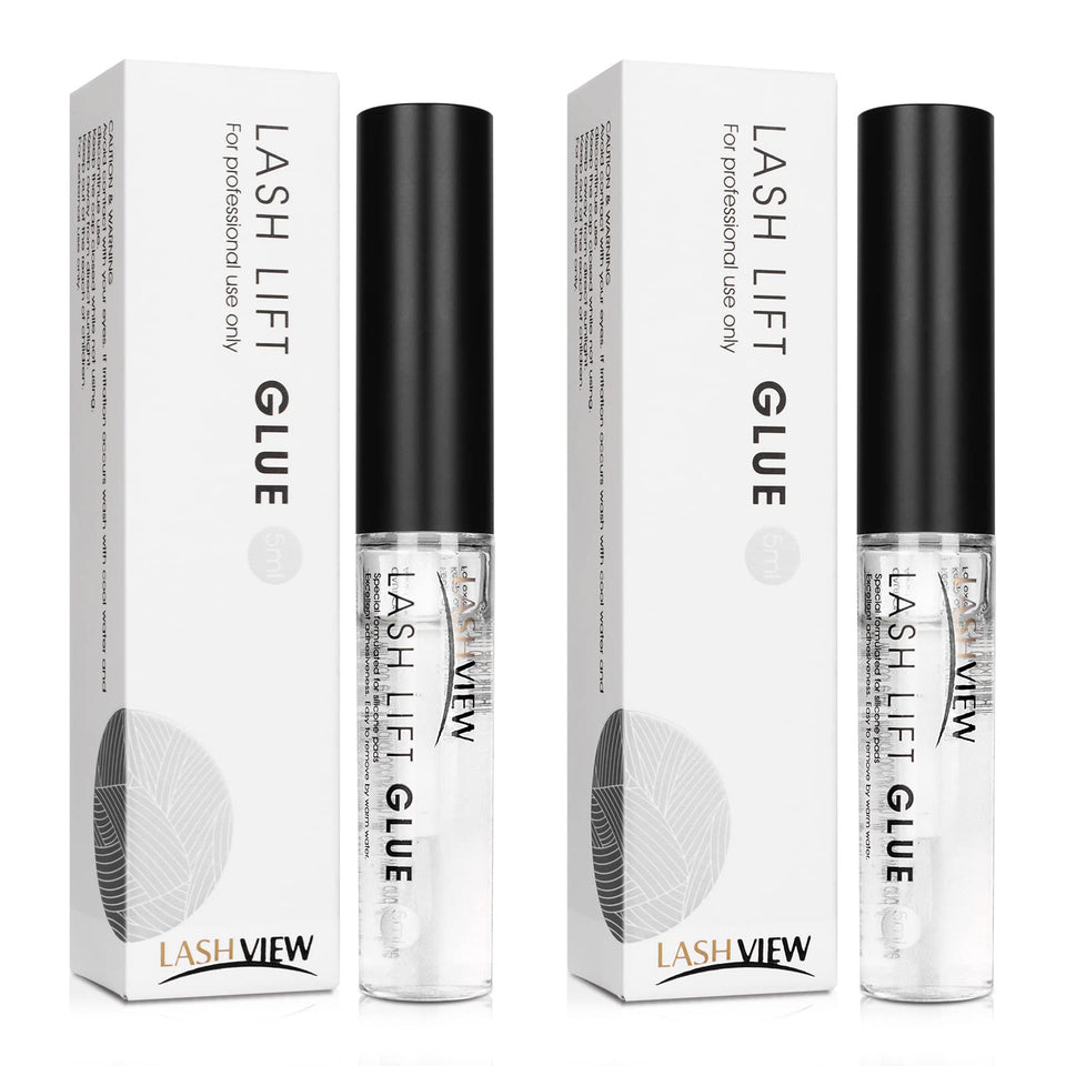 LashVIEW lash lift glue 5ml bottle with a mild, irritation-free formula.