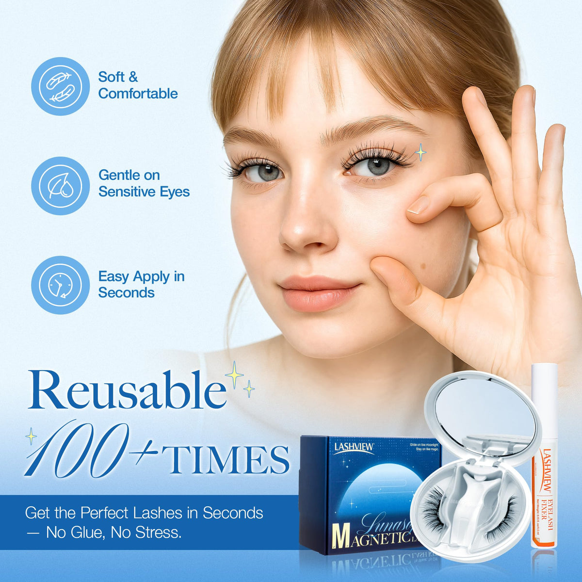 LASHVIEW setting fixer supports long-wear hold.