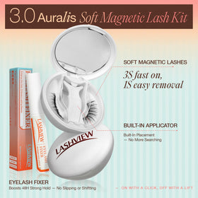 LASHVIEW lashes shown for day-to-night transitions and easy wear