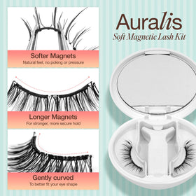 LASHVIEW close-up magnetic lashes with ultra-thin magnets for secure hold
