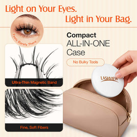 LASHVIEW YT15 curved applicator for precise placement.