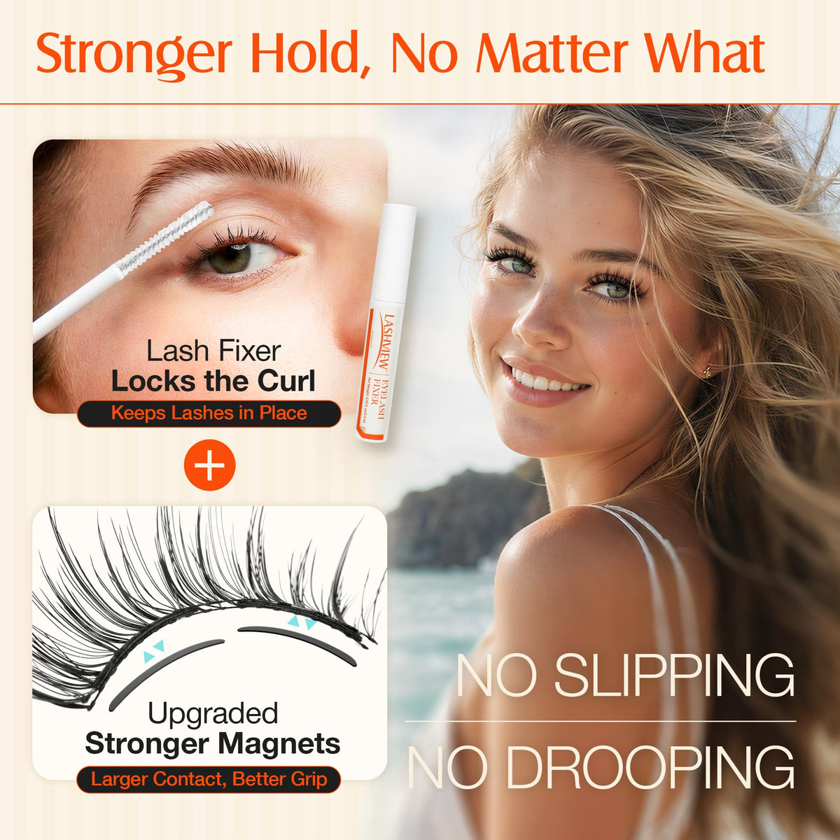 LASHVIEW YT15 reusable lashes with 100+ wear potential.
