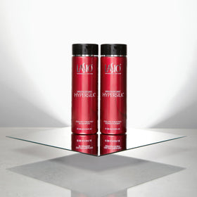 Lasio packaging front view signaling gentle daily-care formula for all hair types.
