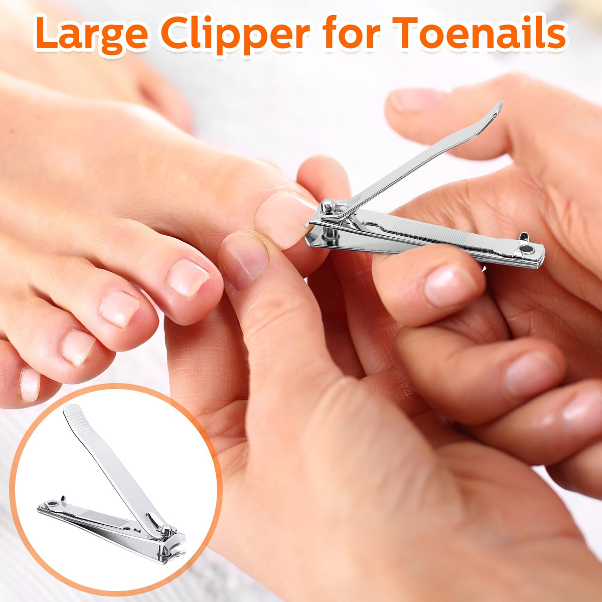 Lasnten embedded metal file on each clipper for smooth edge finishing.