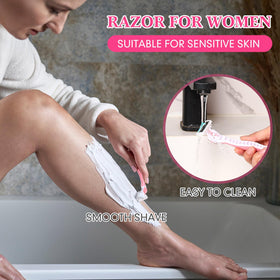 Lasnten razor features a gel lubricating strip for skin protection