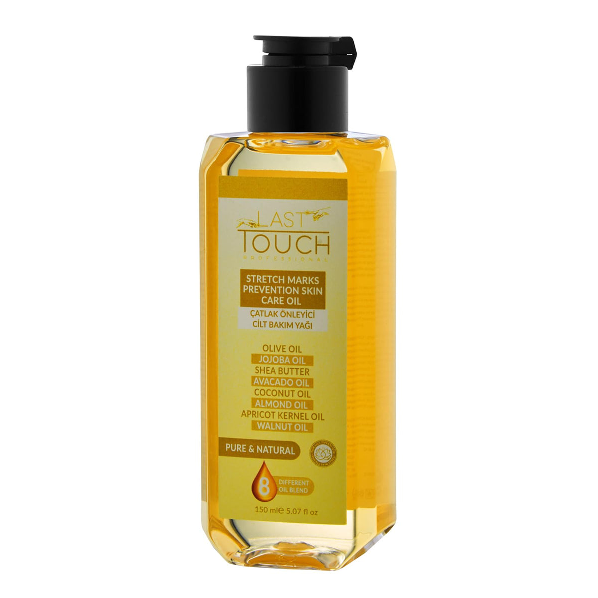 LAST TOUCH Stretch Mark Oil safe for pregnancy and breastfeeding.