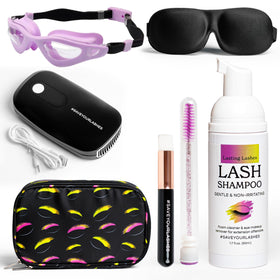 Lasting Lashes lash shampoo kit cleanses extensions for fresh, fluffy lashes