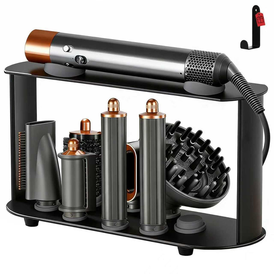 Lasvea Dyson Airwrap attachments holder keeps tools organized and protected