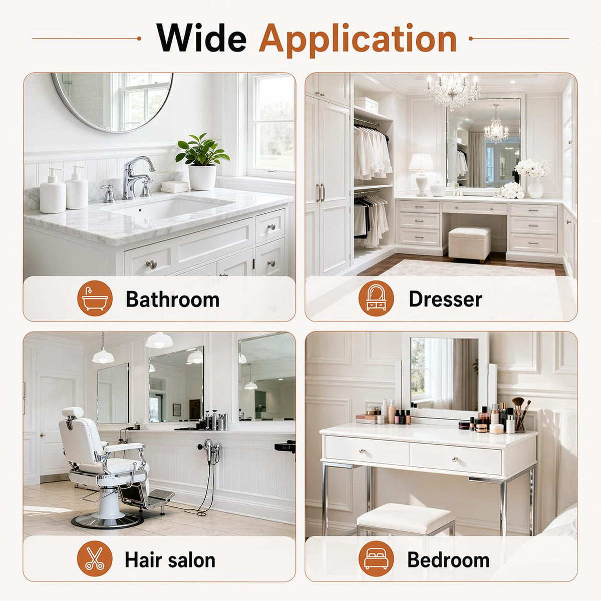 Lasvea dressing-table organizer enhances Dyson Airwrap access during styling