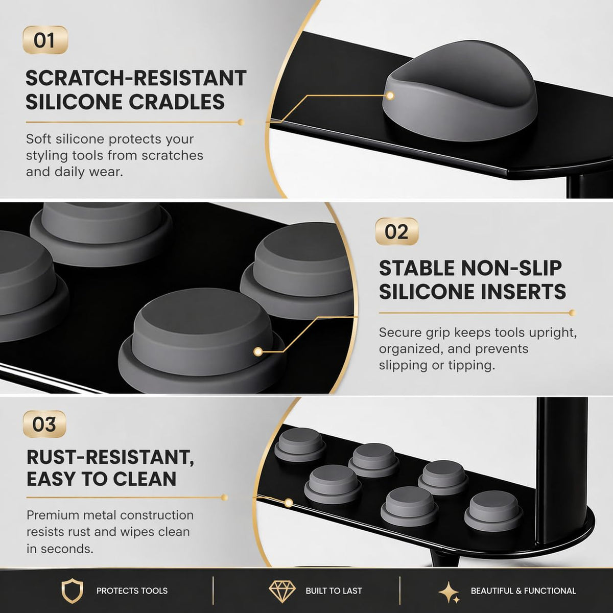 Lasvea protective silicone pad guards surfaces from scratches