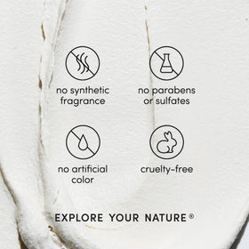 Lifestyle shot conveys spa-at-home luxury with vegan, cruelty-free credentials