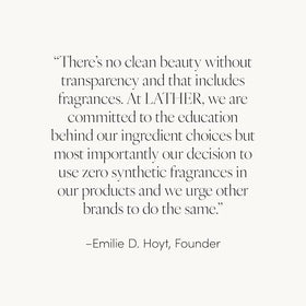 Hotel-quality feel from LATHER Bamboo Lemongrass in home routine.