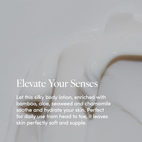 Creamy swirl of LATHER Lemongrass moisturizer signaling rich hydration.