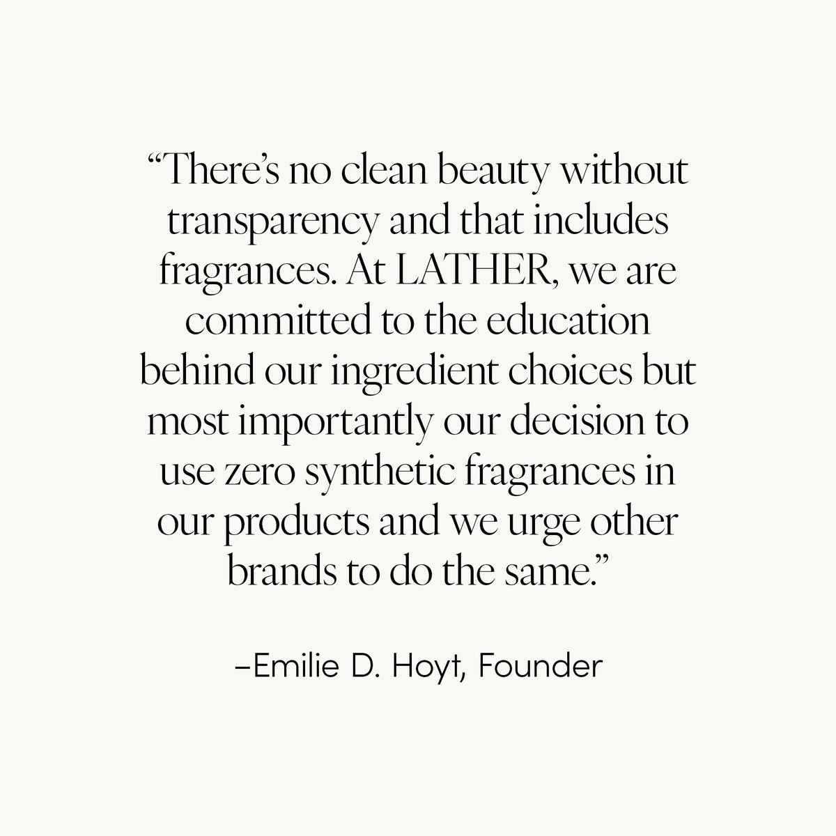 LATHER daily hydration routine applied to sun-exposed skin for refreshment.