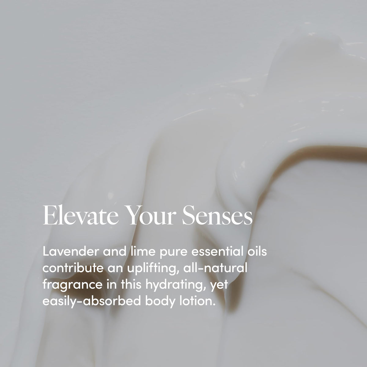 LATHER Lavender Lime in a spa-like bathroom scene suggesting luxury at home.