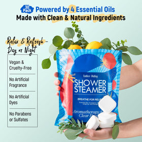 Lather Valley eucalyptus-citrus scent helps you breathe easier during showers.