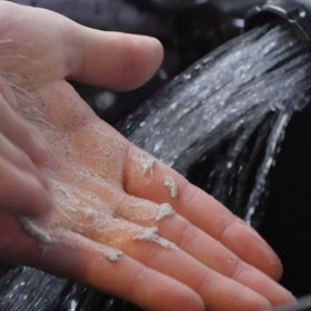 Lather & Wood masculine scent enhances daily grooming ritual.