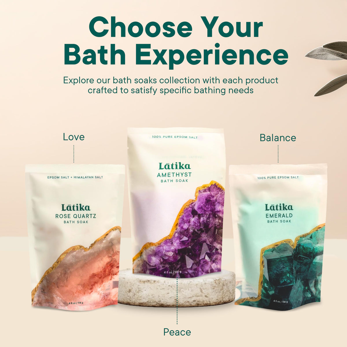 Latika essential oils Sage highlight for refreshing bath ritual.