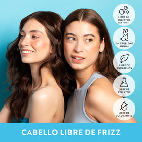 LATINUS Lu conditioner bottle highlights smooth, manageable hair