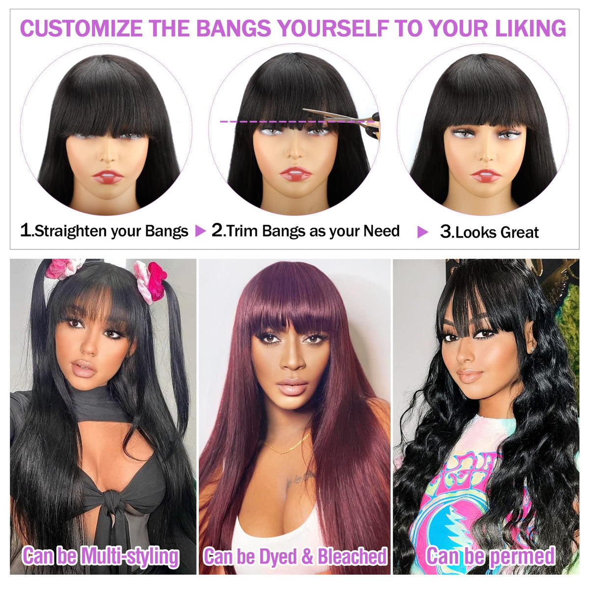 Lativ wig ready to wear no glue ideal for quick daily transformations.