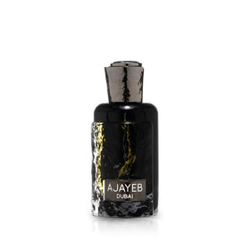 Lattafa Ajayeb Dubai EDP bottle front view for confident daily wear