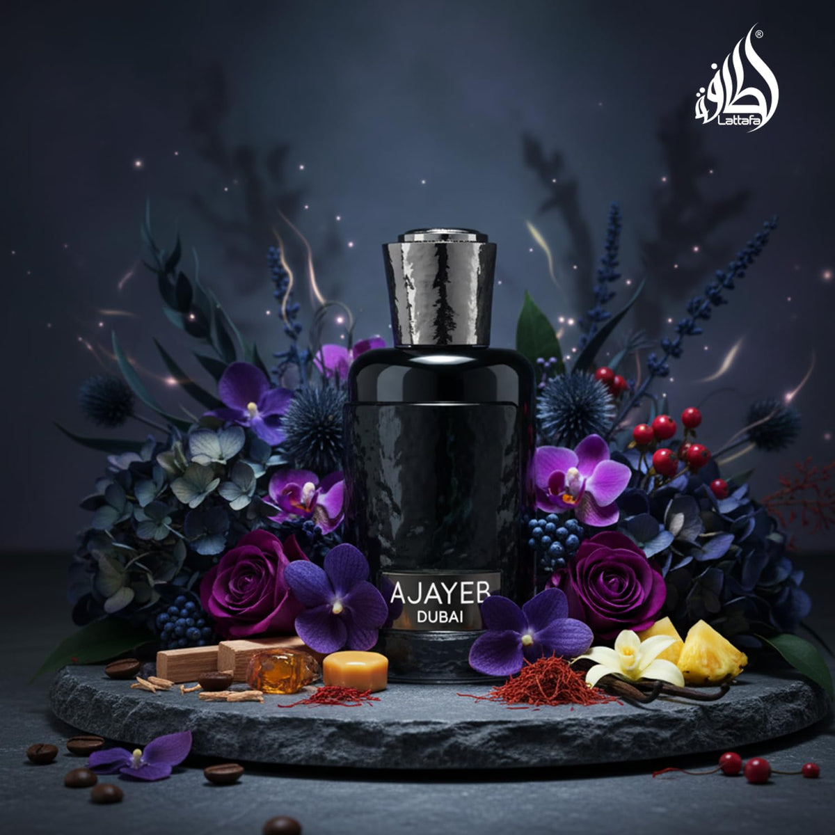 Lattafa Ajayeb Dubai EDP middle notes coffee arabica and violet leaves aroma
