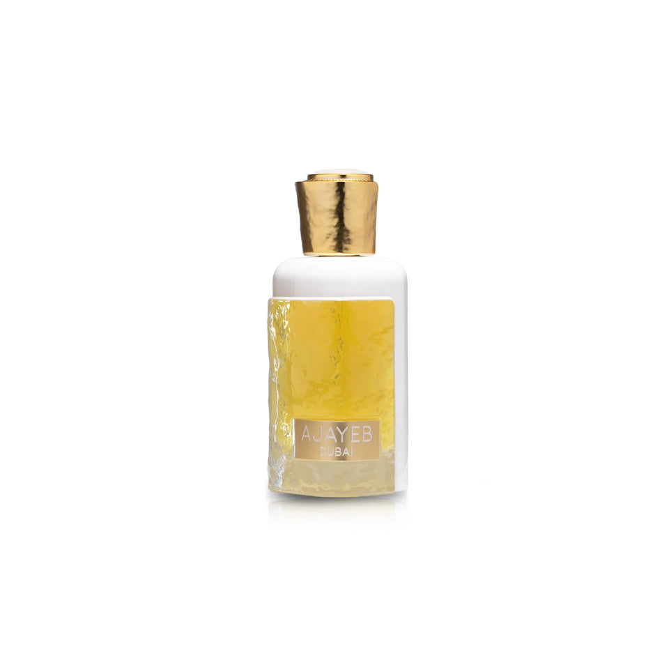 Lattafa Ajayeb Dubai Portrait bottle front, unisex fragrance for daily wear