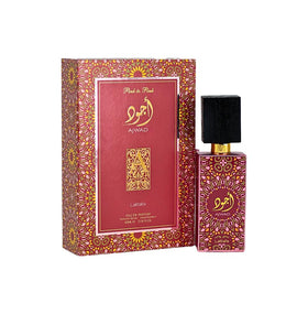 Lattafa Ajwad Pink to Pink bottle three-quarter view for everyday wear