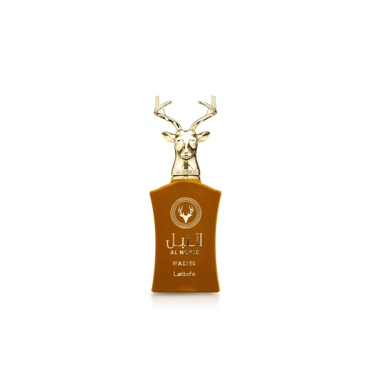 Lattafa Al Noble Wazeer bottle front displaying elegant design for daily luxury
