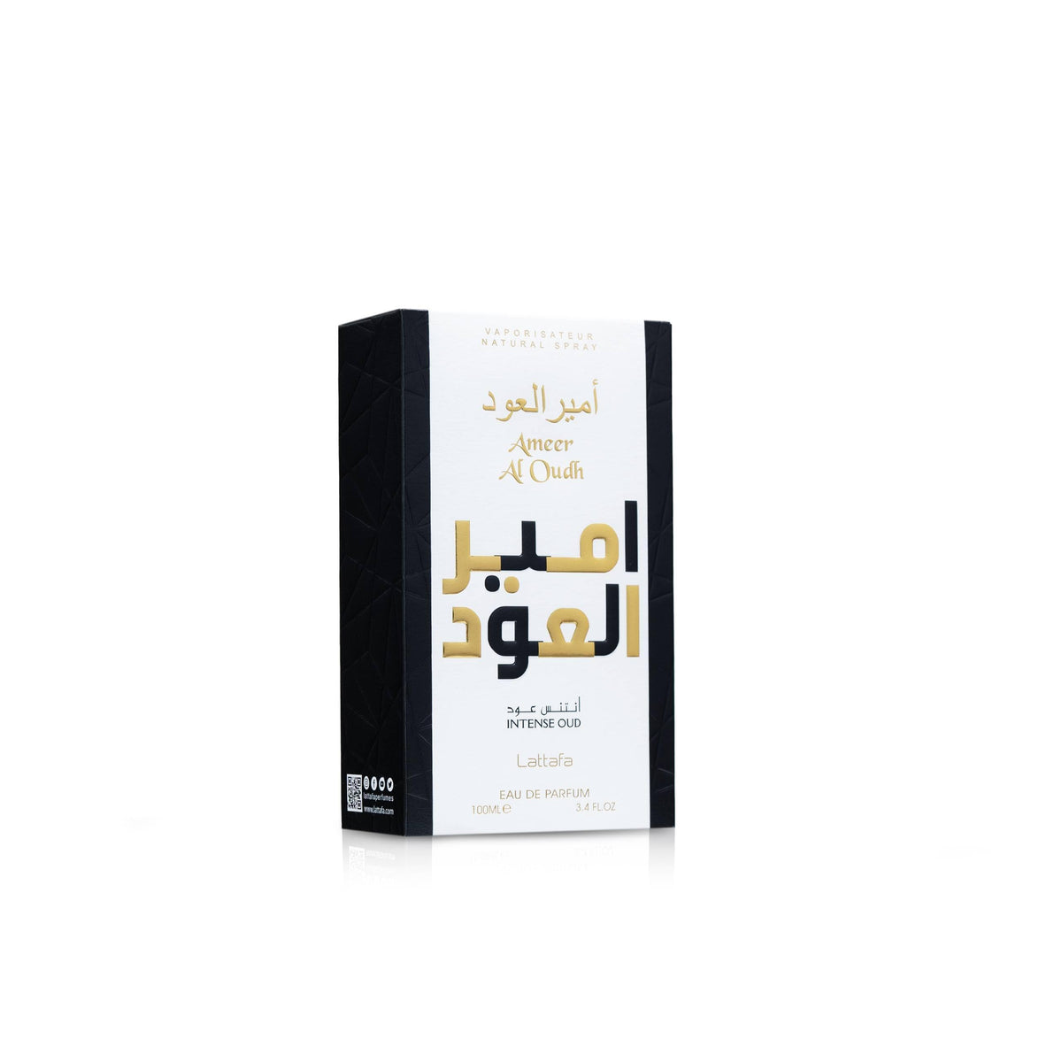 Lattafa Ameer Al Oud Intense spice-profile image highlights warm spices for everyday versatility.