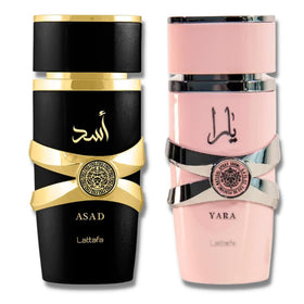 Lattafa Asad bottle front view, versatile for everyday wear.