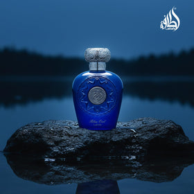 Lattafa Blue Oud worn by professionals for daytime presence.