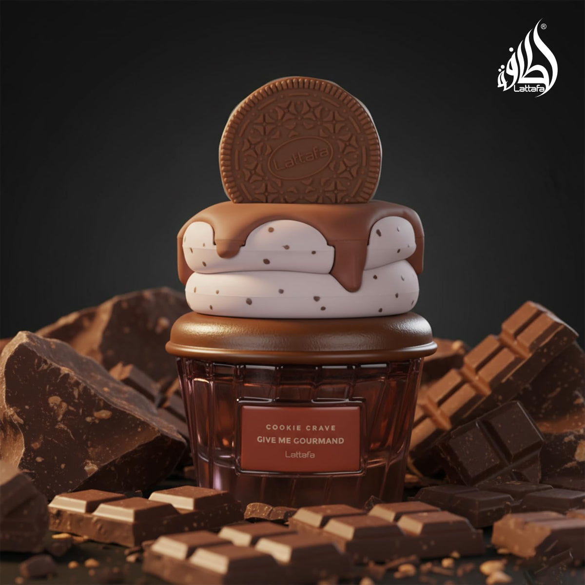Lattafa Cookie Crave on pulse point for everyday wear