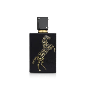 Lattafa Lail Maleki bottle close-up highlighting amber notes for daily wear.