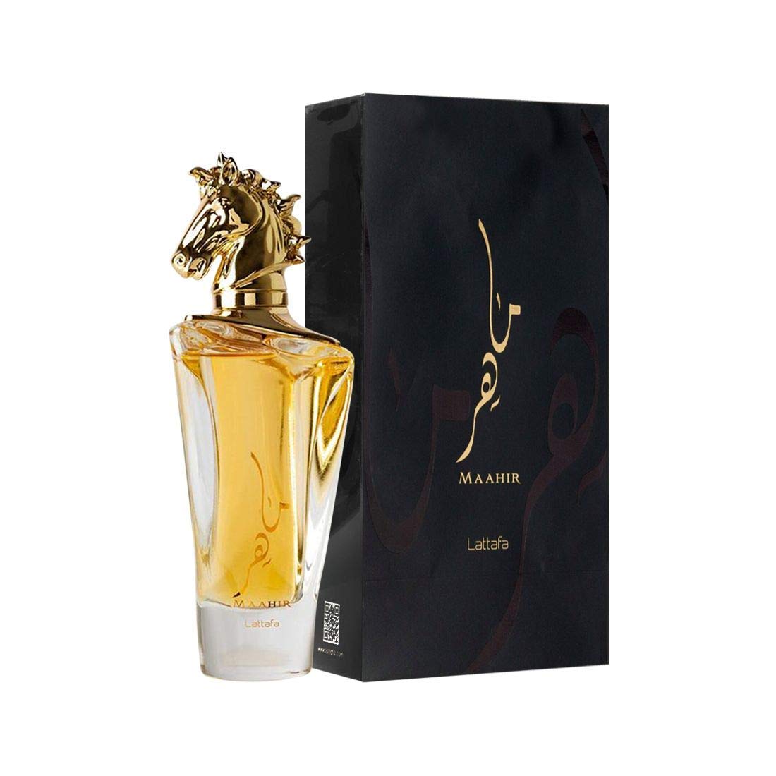Lattafa Maahir unisex EDP bottle for everyday elegance and lasting confidence.