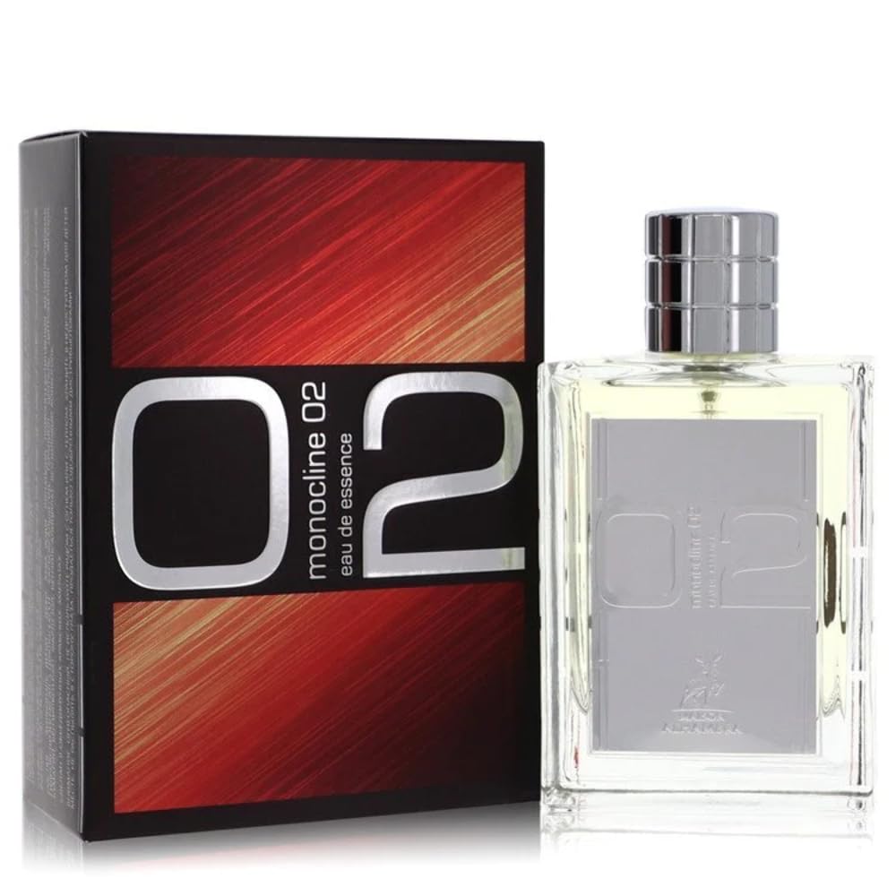 Lattafa Maison Alhambra Monocline 02 bottle for men, woody floral spicy scent for evenings