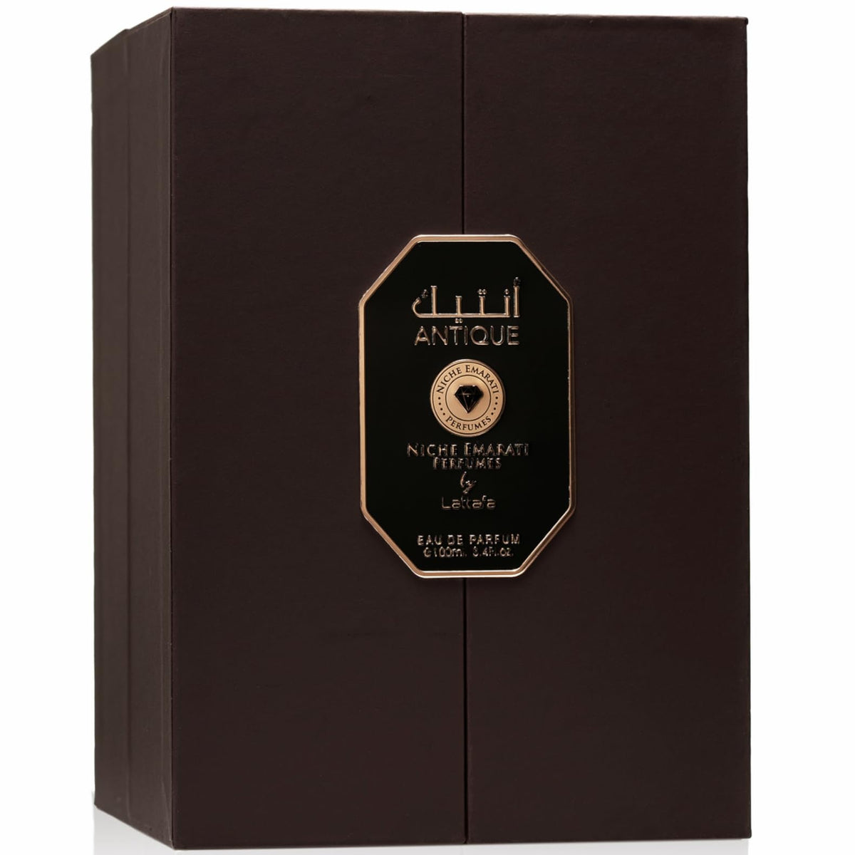 Lattafa Niche Emarati Antique packaging evokes elegance, making it a refined gift option
