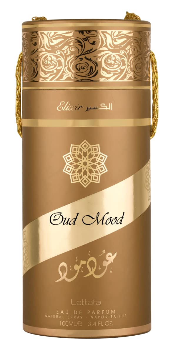 Lattafa Oud Mood Elixir packaging box ready for gifting