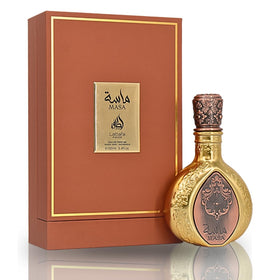 Lattafa Pride Masa bottle front, perfect for daytime wear