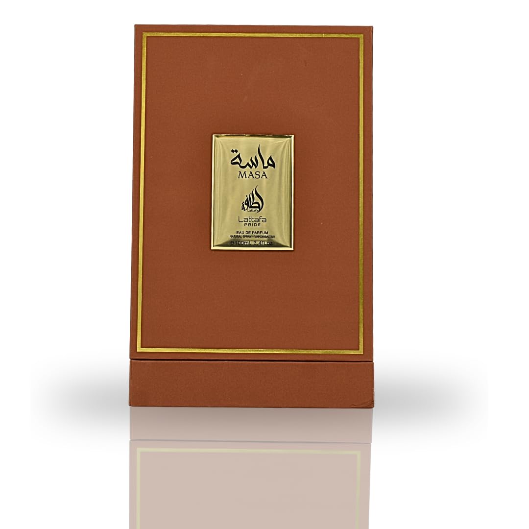 Lattafa Pride Masa packaging box, great gift option
